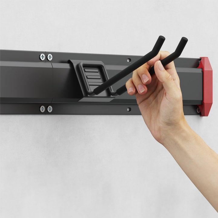 Maclean Wall-Mounted Tool Organizer steel max. load 136 kg width 816 mm MC-178