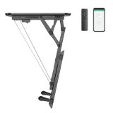 Maclean electric ceiling mount for TV TUYA support max VESA 600x400 for sloping walls remote control 32 -70 35kg MC-880T