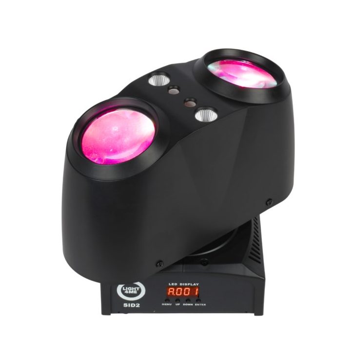 Light4Me SID2 - 4-in-1 LED multi-effect light + beam/laser/strobe effect