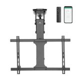 Maclean electric ceiling mount for TV TUYA support max VESA 600x400 for sloping walls remote control 32 -70 35kg MC-880T