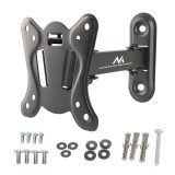 Maclean MC-416 TV Monitor Wall Mount 13 -32 30kg Tilt Rotate max. VESA 100x100 Black Powder Coating LED OLED LCD Universal Brack