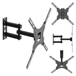 Maclean TV Mount / Bracket max VESA 400x400 32-55 up to 25 kg black tilt adjustment 0°–-15° and swivel adjustment +90°–-90° MC-1
