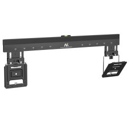 Maclean MC-481 Ultra Flat Slim TV Wall Mount Bracket Holder for 37-80 Flat Curved up to 75kg Max. VESA 600x400 Universal TV Moun