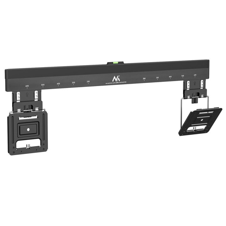 Maclean MC-481 Ultra Flat Slim TV Wall Mount Bracket Holder for 37-80 Flat Curved up to 75kg Max. VESA 600x400 Universal TV Moun