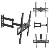 Maclean TV Mount / Bracket max VESA 400x400 32-55 up to 30 kg black tilt adjustment +2°~-10° and swivel adjustment +90°~-90° MC-