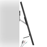 Maclean MC-481 Ultra Flat Slim TV Wall Mount Bracket Holder for 37-80 Flat Curved up to 75kg Max. VESA 600x400 Universal TV Moun