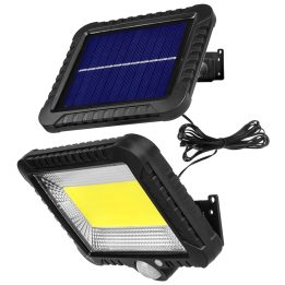 Maclean Energy MCE438 Solar LED Floodlight with motion sensor IP44 5W 400lm 6000K cold white lithium battery 1300 mAh 5.5V DC