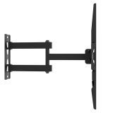 Maclean TV Mount / Bracket max VESA 400x400 32-55 up to 30 kg black tilt adjustment +2°~-10° and swivel adjustment +90°~-90° MC-