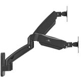 Maclean wall mount for two monitors 17-32'' 9kg max mechanical spring MC-988