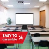 Maclean MC-213 Portable Projection Screen Compact Floor 100 16:10
