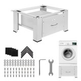 Maclean washer / dryer base with drawer max load 150kg white MC-117 W
