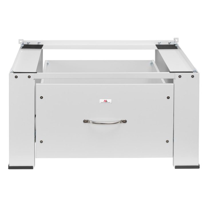 Maclean washer / dryer base with drawer max load 150kg white MC-117 W