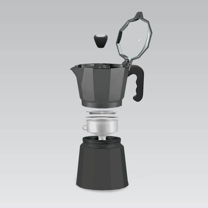3 cup coffee machine MAESTRO MR-1666-3-BLACK Black