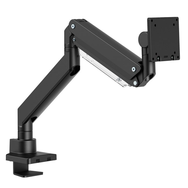 Maclean MC-968 Double Arm Monitor Mount with Gas Spring 17-57 27 kg Heavy Duty Sturdy Full Motion Holder Bracket Max VESA 200x20
