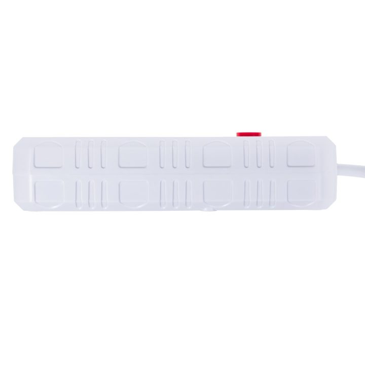 Maclean power strip 4-socket extension cable + 3xUSB 110-240V AC 50/60Hz 2.1A max 2500W 3m white MCE393 W
