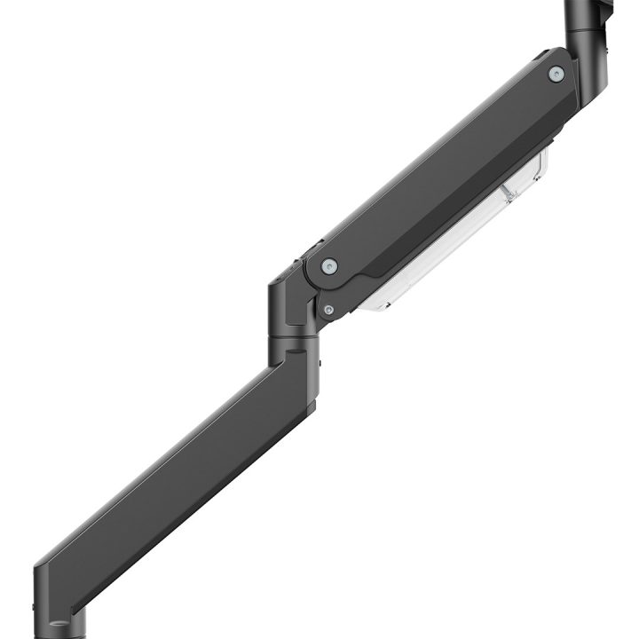 Maclean MC-968 Double Arm Monitor Mount with Gas Spring 17-57 27 kg Heavy Duty Sturdy Full Motion Holder Bracket Max VESA 200x20