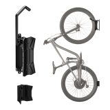 Maclean Wall-Mounted Bike Rack / Hanger max. load 35 kg adjustable tilt angle steel MC-171