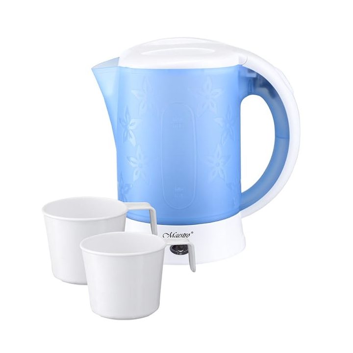 Feel-Maestro MR010 electric kettle 0.6 L Blue White 600 W