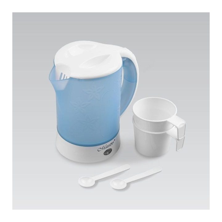 Feel-Maestro MR010 electric kettle 0.6 L Blue White 600 W