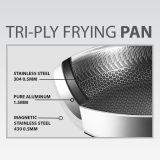 Frying pan with lid MAESTRO MR-1216 28 cm (MR-1216-28)