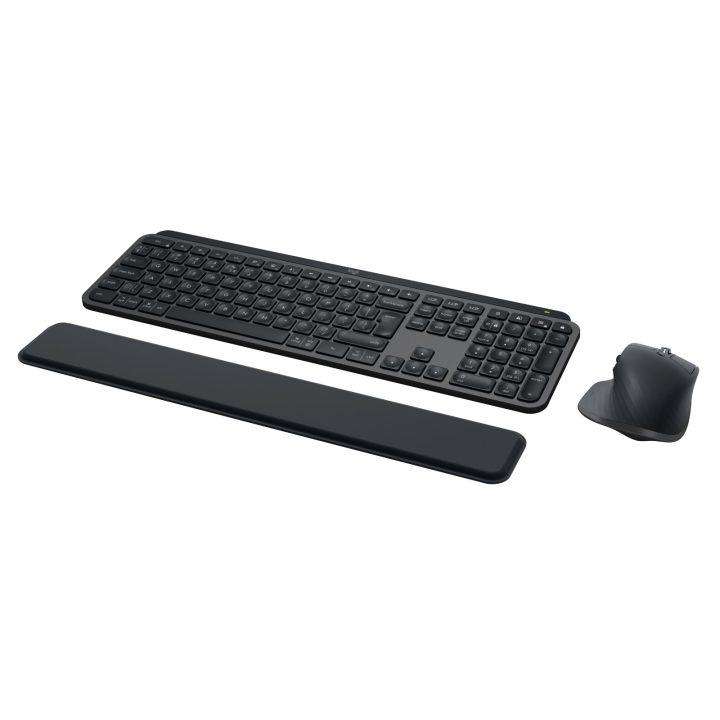 Logitech Master MX Keys Combo for Bussiness keyboard Mouse included Office RF Wireless + Bluetooth QWERTY US International Graph