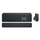 Logitech Master MX Keys Combo for Bussiness keyboard Mouse included Office RF Wireless + Bluetooth QWERTY US International Graph