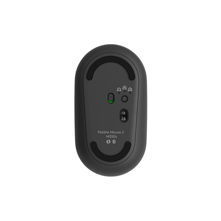 Logitech Pebble 2 M350s mouse Travel Ambidextrous RF Wireless + Bluetooth Optical 4000 DPI