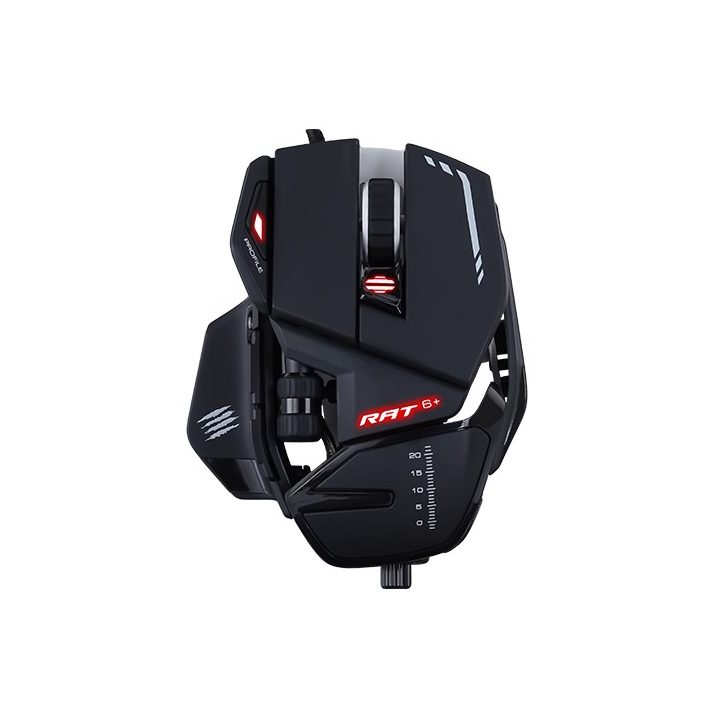 Mad Catz R.A.T. 6+ mouse Right-hand USB Type-A Optical 12000 DPI