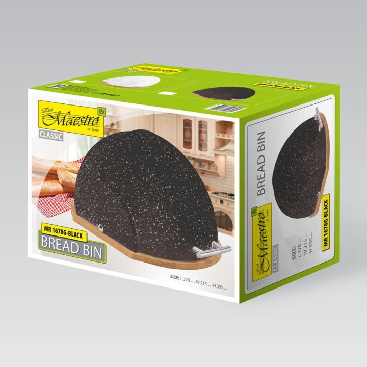 Maestro MR-1678G-BLACK Bread Loaf black