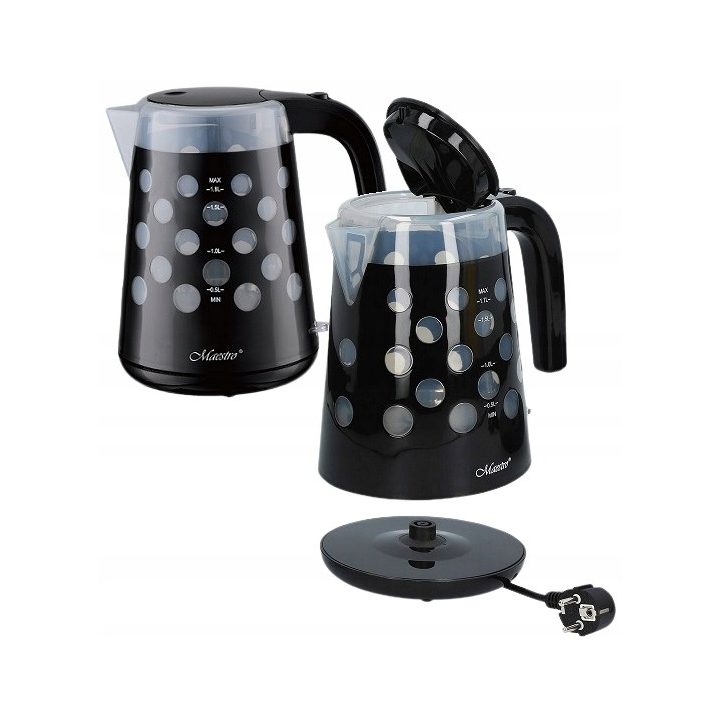 Electric Kettle 1.7L 2200W MR-045-BLACK MAESTRO