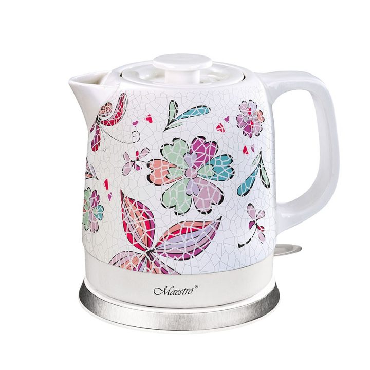 Ceramic electric kettle MAESTRO MR-068 1 5L 1500W (MR-068-FLOWERS)