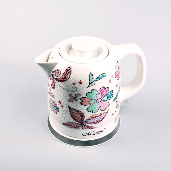 Ceramic electric kettle MAESTRO MR-068 1 5L 1500W (MR-068-FLOWERS)