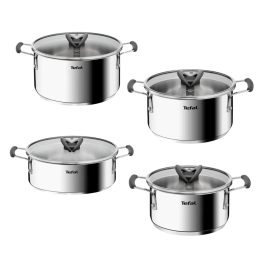 TEFAL Opti Space set di batteria da cucina 8 pezzi G7378S55