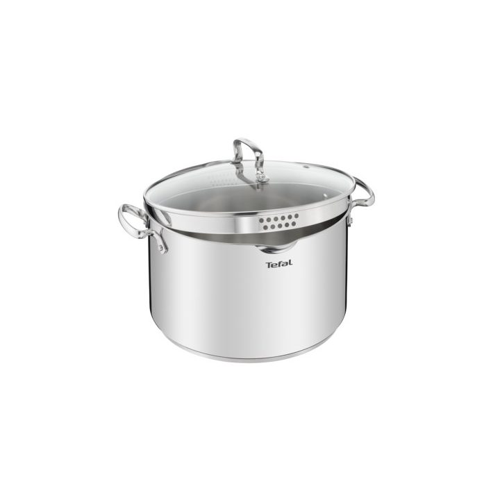 Tefal DUETTO+ G71964 Pentola rotonda acciaio inossidabile