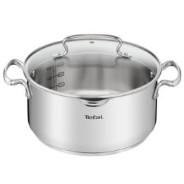 Tefal DUETTO+ G7194655 Pentola rotonda acciaio inossidabile