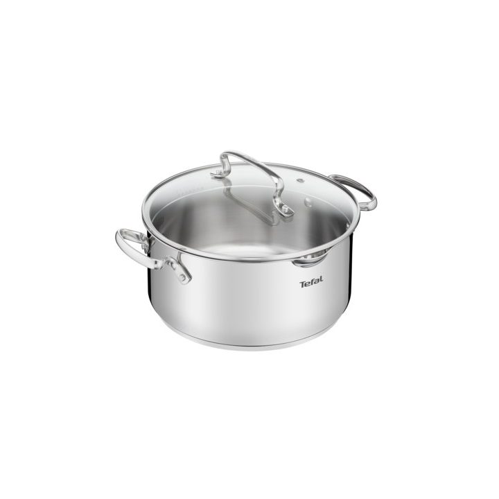 Tefal DUETTO+ G7194655 Pentola rotonda acciaio inossidabile