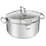 Tefal DUETTO+ G7194655 Pentola rotonda acciaio inossidabile