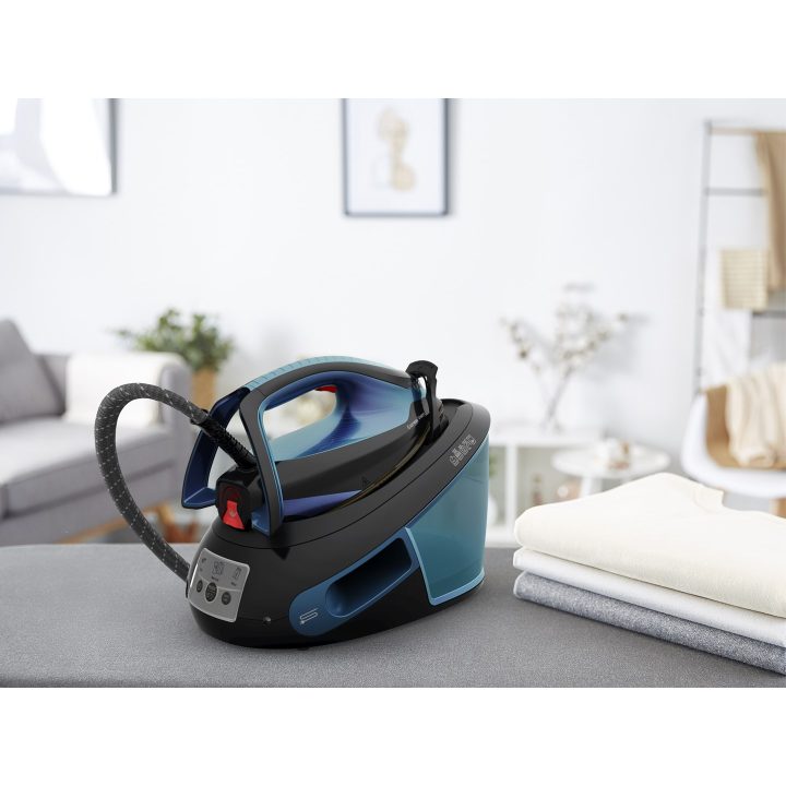 Tefal Express Vision SV8151 2800 W 1.8 L Durilium AirGlide Piastra Autoclean blu nero