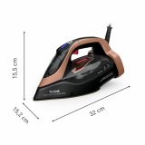 Tefal Ultimate Power Pro FV9E50 ferro asciutto e vapore Durilium AirGlide piastra Autoclean 3200 W nero rame
