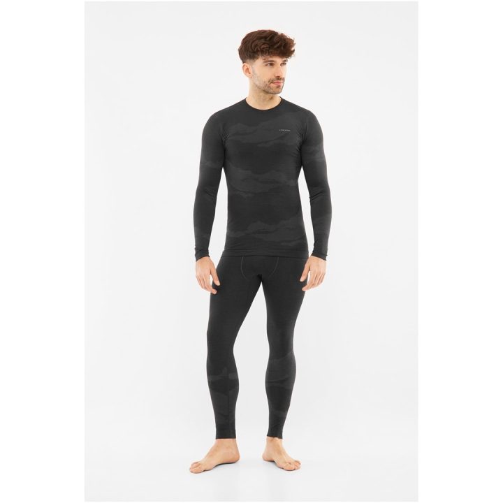 VIKING Gasher Man Set Merino intimo uomo taglia M nero