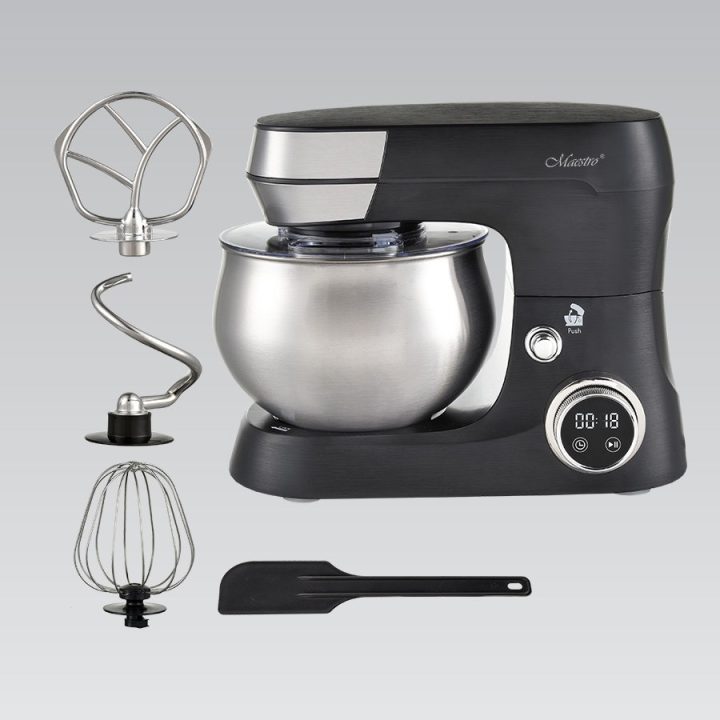 Feel Maestro MR-558 mixer Stand mixer 2000 W Black Stainless steel
