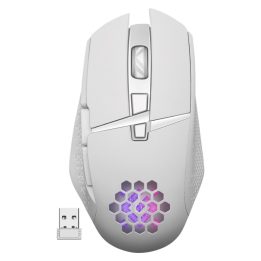 MOUSE DEFENDER GM-514 GLORY OTTICO RF RGB 3200dpi 7P BIANCO