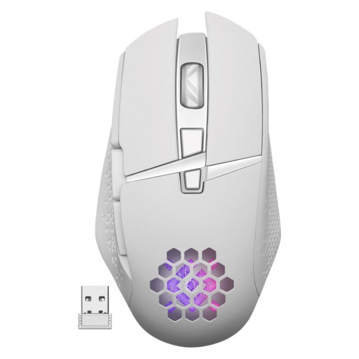 MOUSE DEFENDER GM-514 GLORY OTTICO RF RGB 3200dpi 7P BIANCO