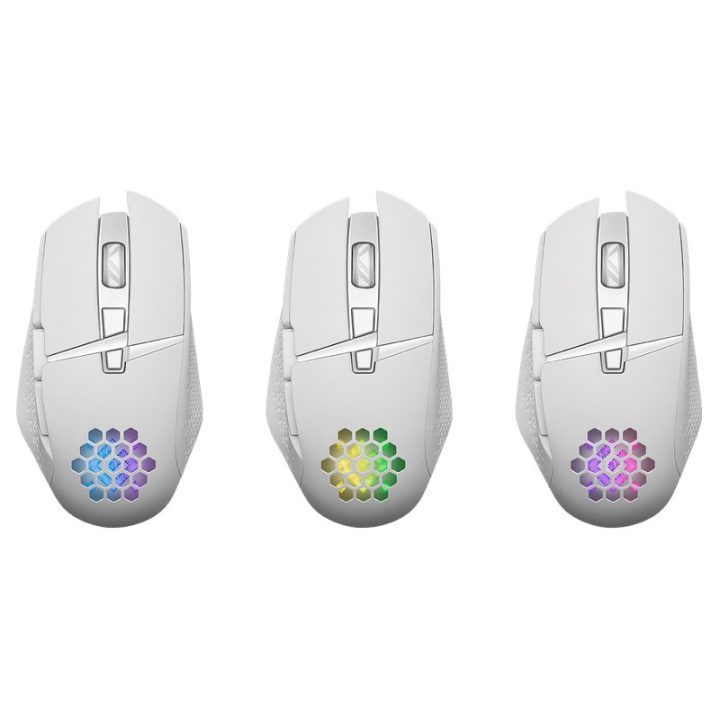 MOUSE DEFENDER GM-514 GLORY OTTICO RF RGB 3200dpi 7P BIANCO