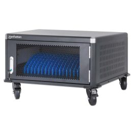 Manhattan Laptop Charging Cabinet Desktop via AC Adapter (EU) 20-bay Install device's AC Adapter (power cables) into unit Suitab