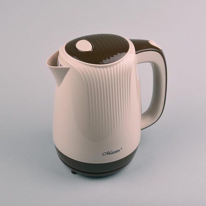 Feel-Maestro MR042 beige electric kettle 1.7 L Beige Brown 2200 W