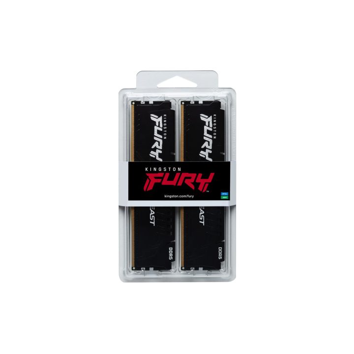 Kingston Technology FURY Beast 16GB 6000MT/s DDR5 CL30 DIMM (Kit di 2) nero EXPO
