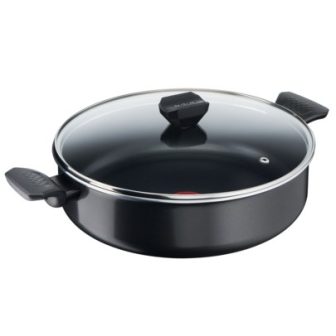 Tefal Simply Clean B5677253 Padella antiaderente Padella saltapasta Rotonda