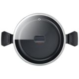 Tefal Simply Clean B5677253 Padella antiaderente Padella saltapasta Rotonda