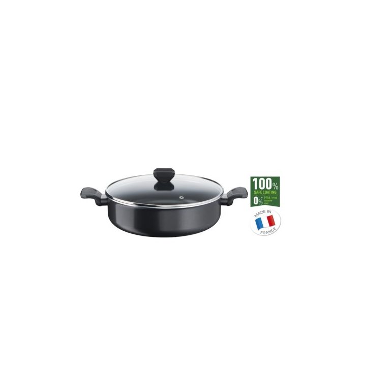 Tefal Simply Clean B5677253 Padella antiaderente Padella saltapasta Rotonda
